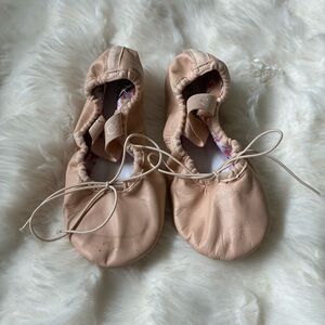 Capezio Girls Ballet Daisy Leather Dance Shoes 205C size 11.5